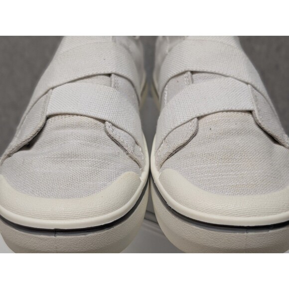 KEEN Elsa III Gore Womens Size 11 Off White Canvas Slip On Sneakers - Picture 2 of 10